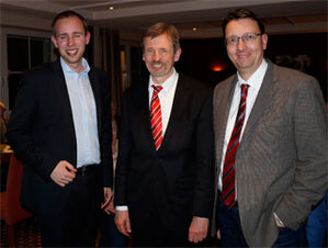 Dennis Rohde (MdB), Dr. Arno Schilling; Dr. Peter Wengelowski Foto:P.L.