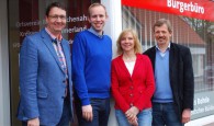 Dr. Wengelowski, MdB Rohde, MdL Rakow und Bürgermeister Dr. Schilling